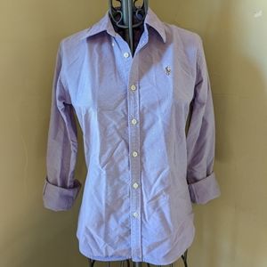 Lilac Purple Ralph Lauren Chambrey Button Down